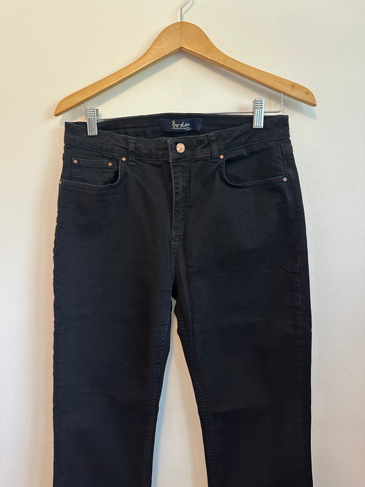 Boden Black Straight Leg Stretch Jeans | Size 31