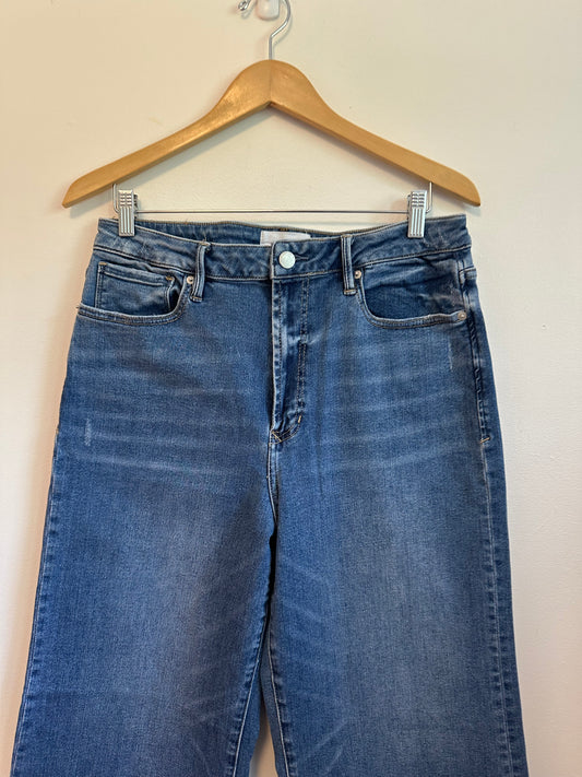 Dear John High Rise Wide Leg Jeans Medium Wash Jeans | Size 32