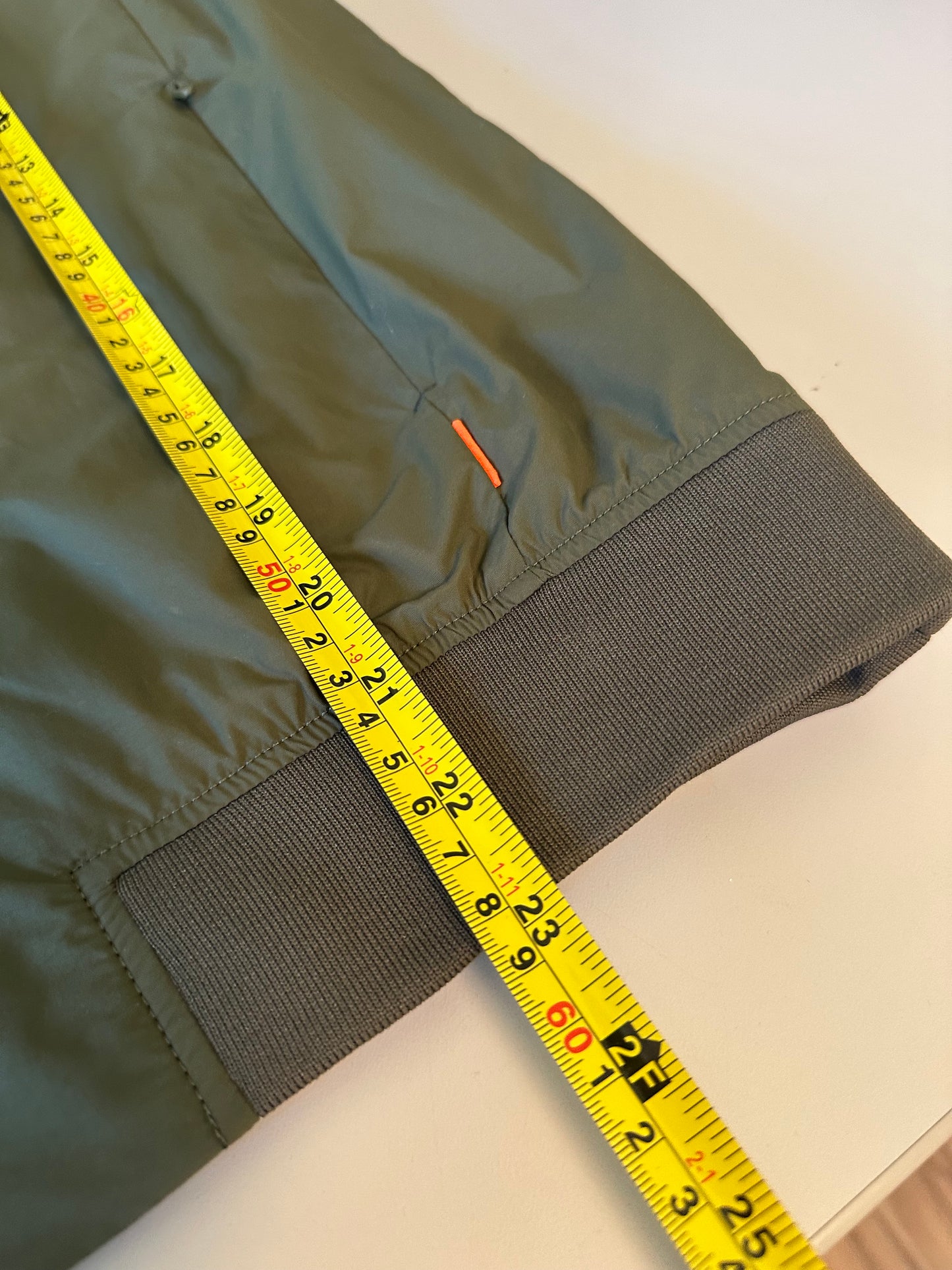 Mammut Full Zip Olive Green Bomber Jacket | Size Small