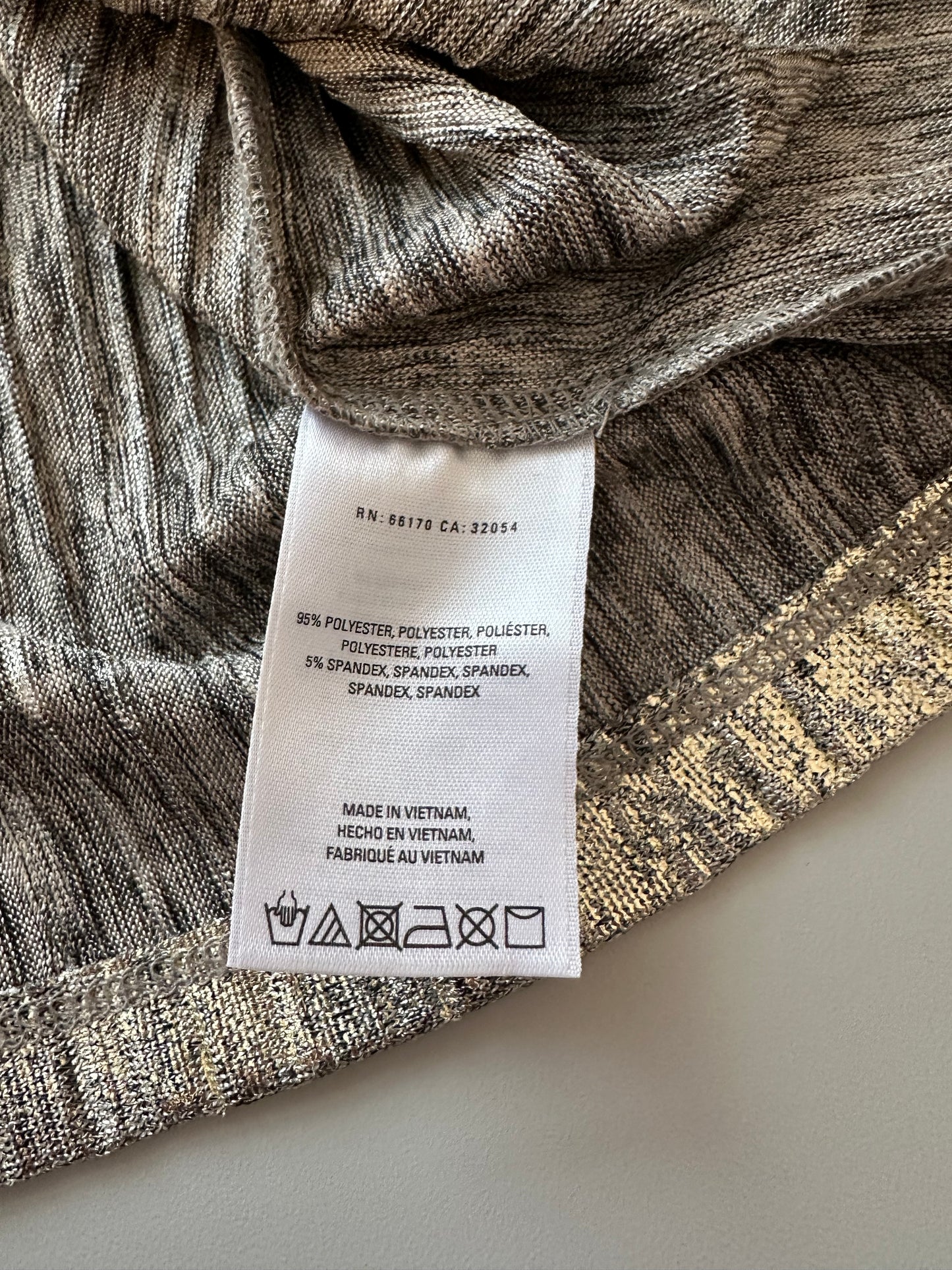 Anthropologie Moulinette Soeurs Shine On Metallic Gold High Neck Tank | Size Small