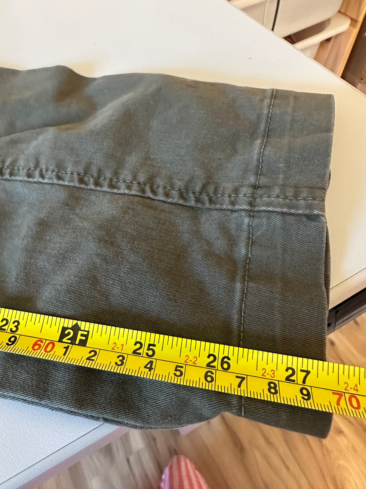La Vie Rebecca Taylor Patrice Cargo Trousers in Cadet Olive Green | Size 29