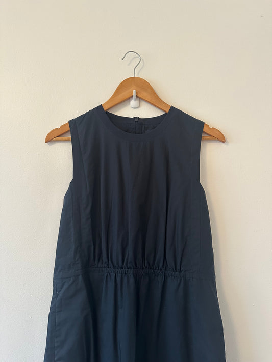 Madewell NWT Cotton Navy Blue Sleeveless Dress | Size 8