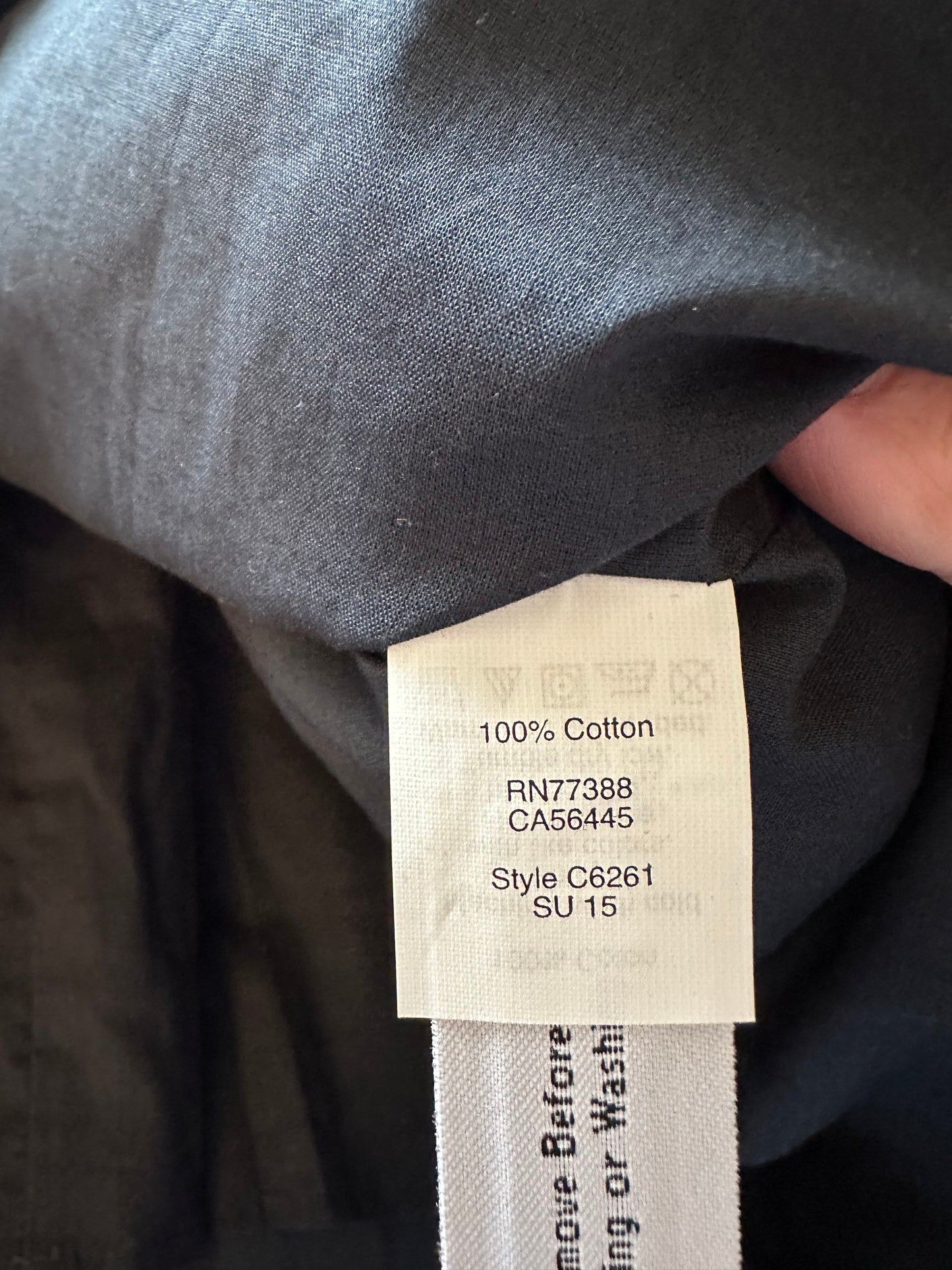 Madewell NWT Cotton Navy Blue Sleeveless Dress | Size 8