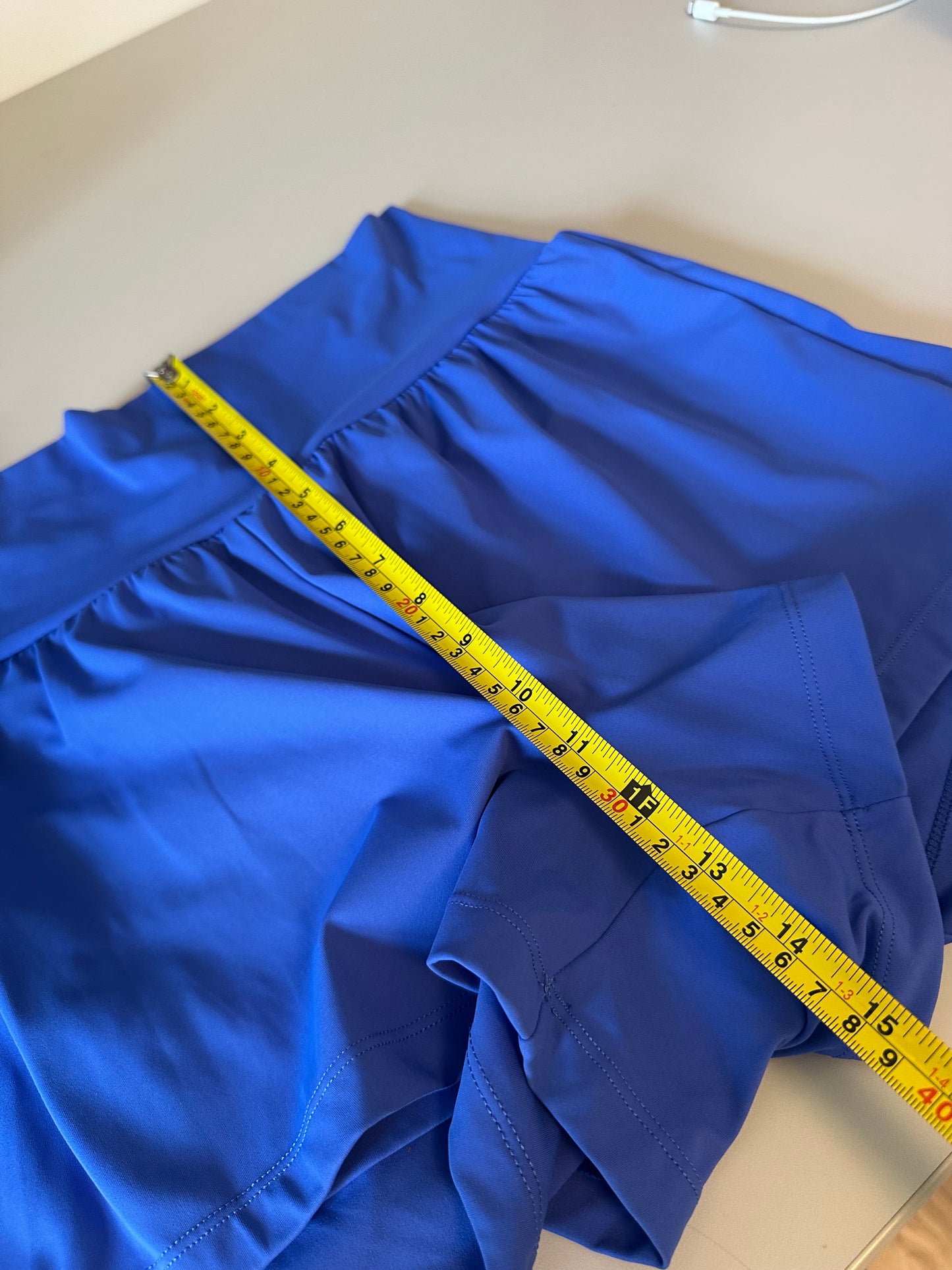 Halara Royal Blue Flowy High Waisted Active Shorts with Liner | Size Large