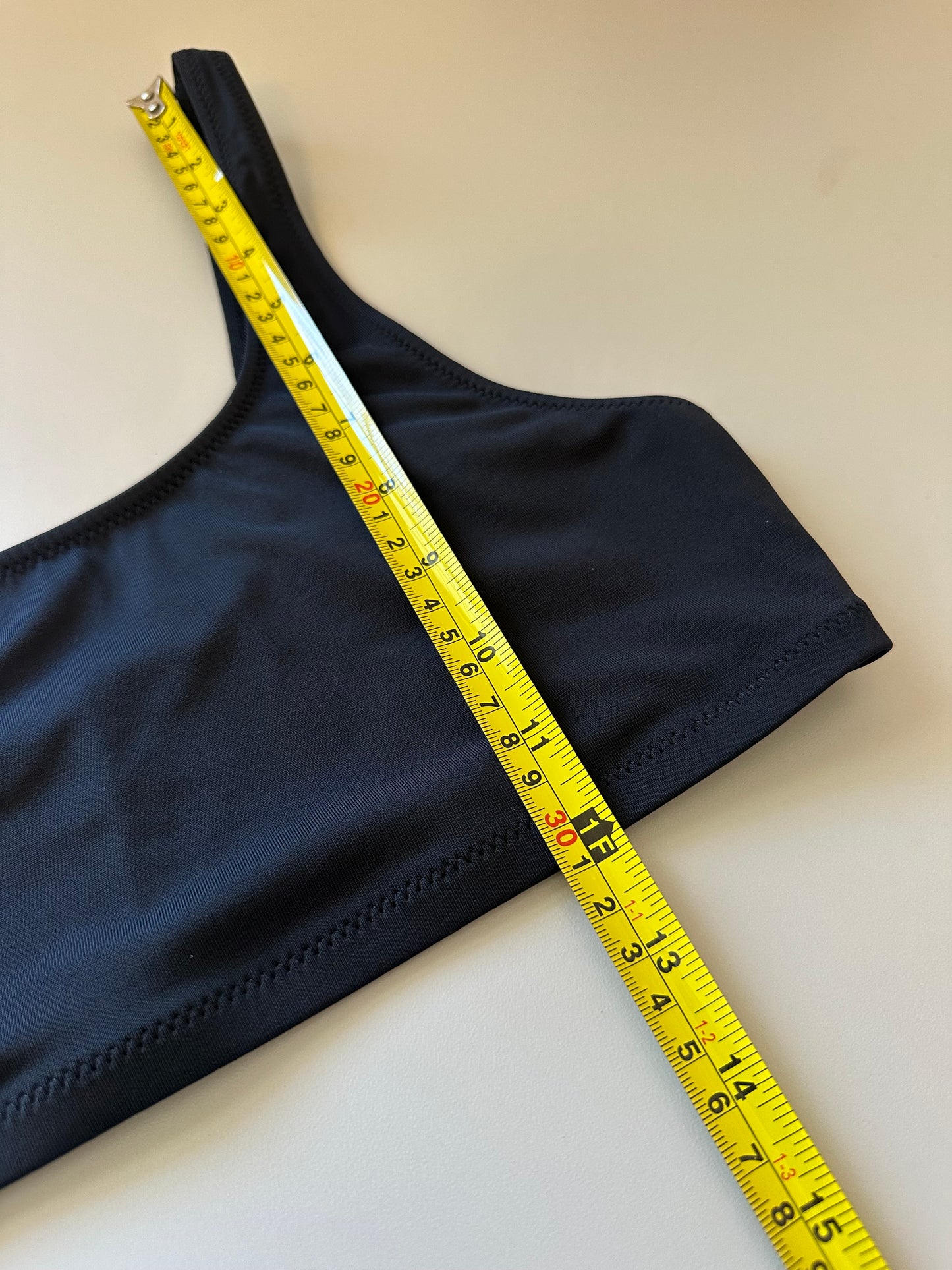 Lively Swim Black Bralette Bikini Top | Size Medium
