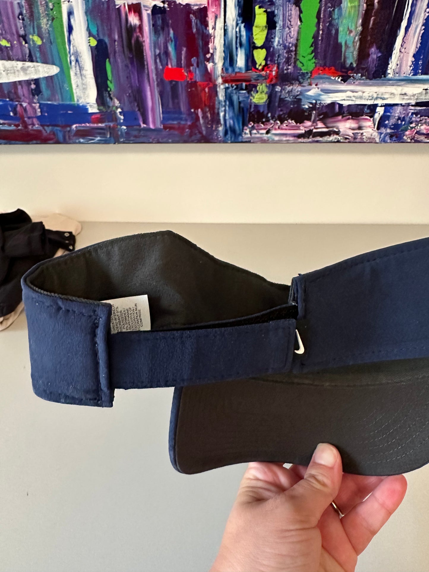 Nike Ace Visor in Navy Blue Dri-FIT | Size S/M
