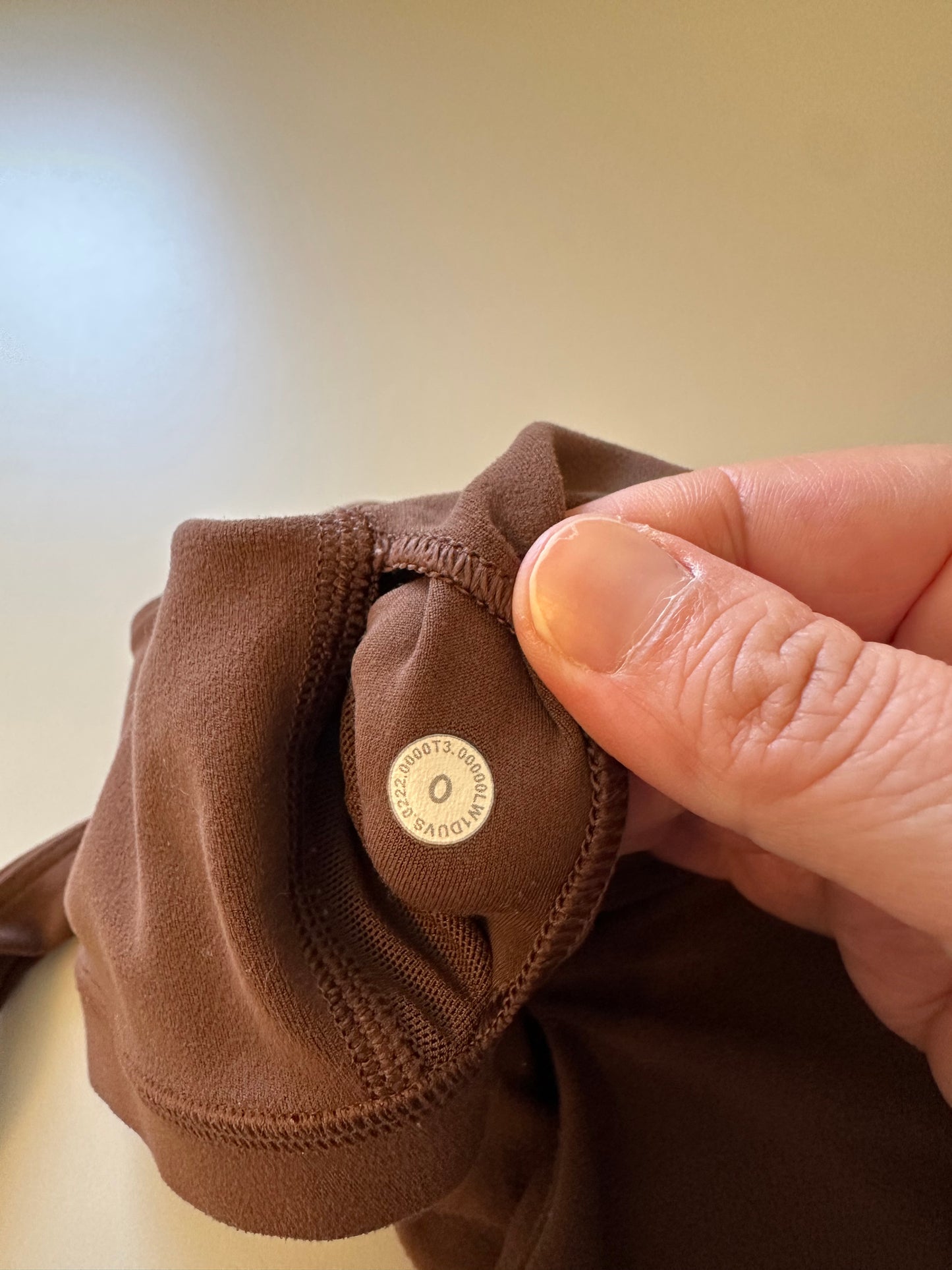 Lululemon Align Cropped V-Neck Tank Top in Brown | Size 0