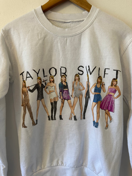 Taylor Swift 1989 (Taylor's Version) Eras White Crewneck | Size XS