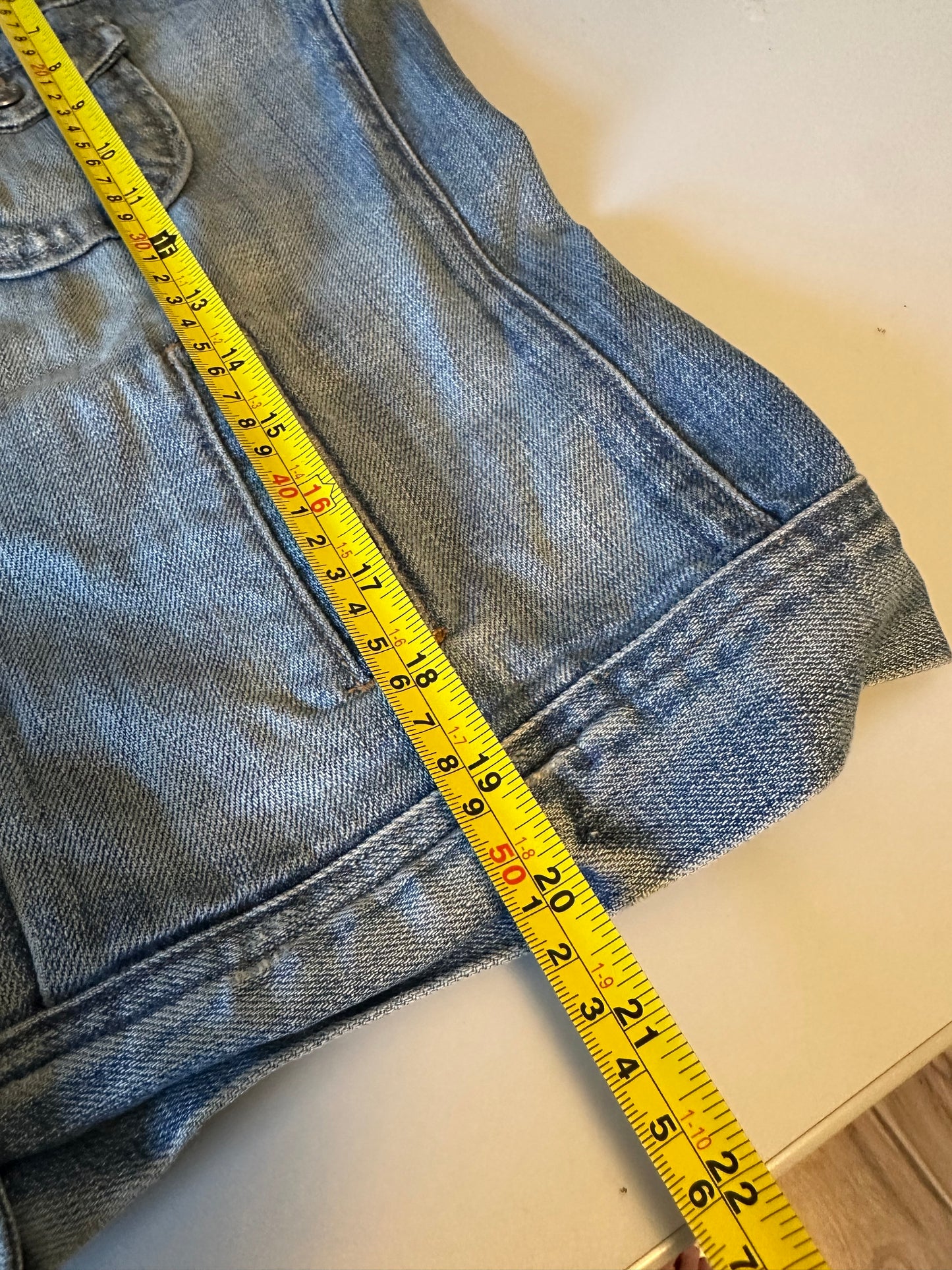 J. Crew Denim Trucker Jacket Medium Wash in Stretch Cotton | Size Small