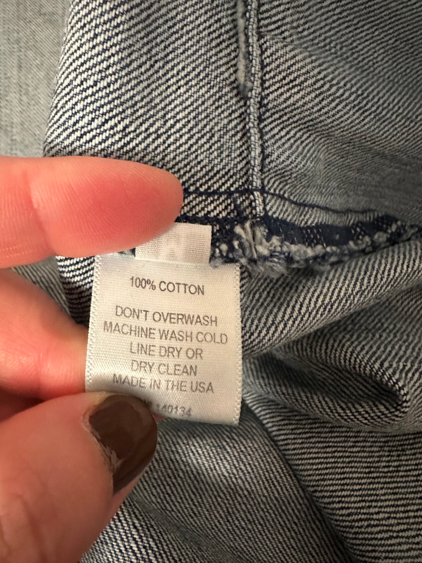 Carleen Birdie Duster in Pacific Blue Denim | Size Medium