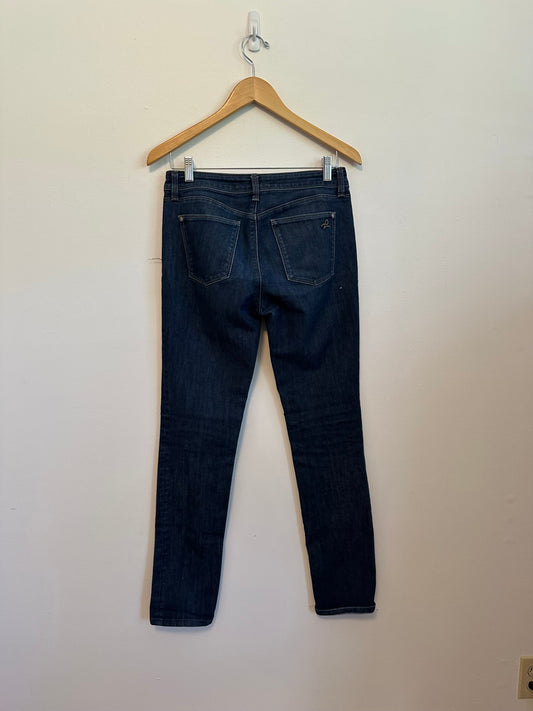 DL1961 Naomi High Rise Skinny Jeans in Crush Dark Wash | Size 29
