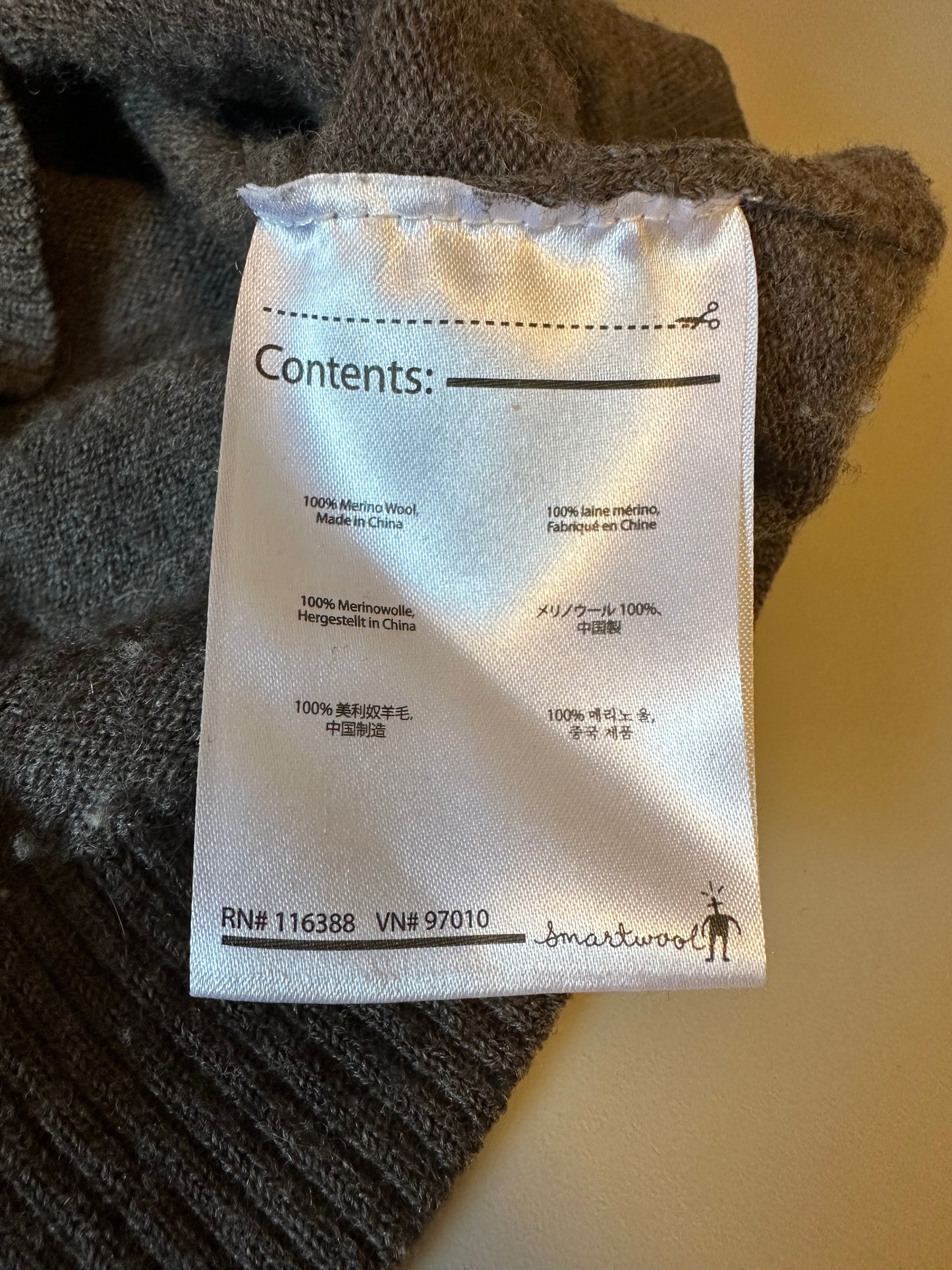 Smartwool 100% Merino Wool Cowl Neck Brown Tunic Sweater | Size Medium
