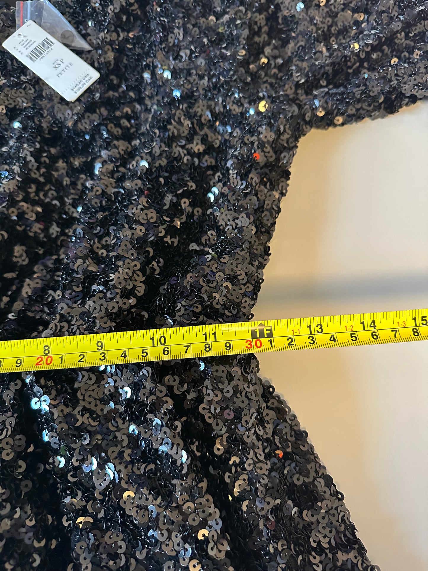 Sunday in Brooklyn NWT Sequin Balloon Sleeve Mini Dress | Size XSP