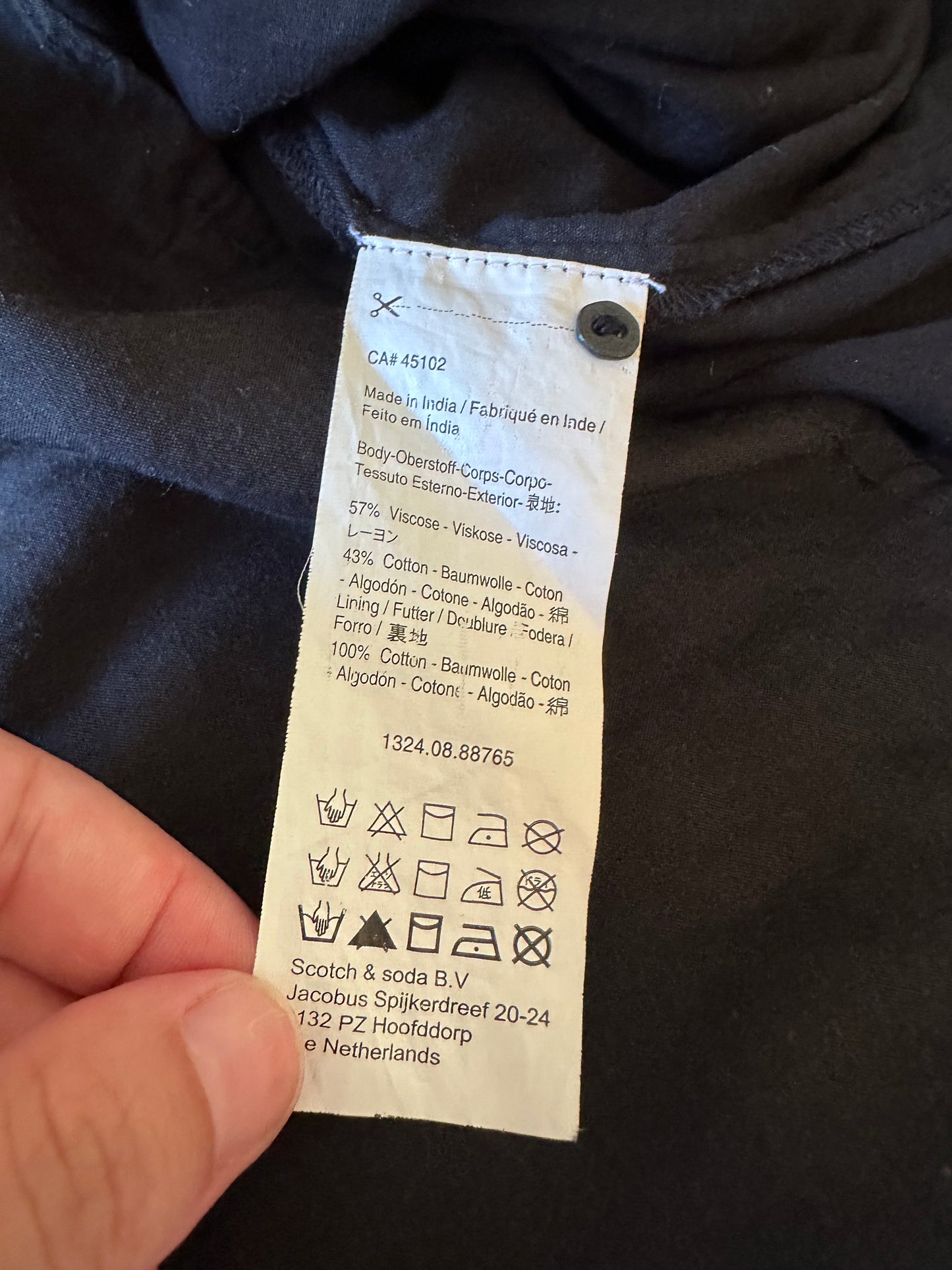 Maison Scotch Black Star Studded Embroidered Shift Dress | Size 1 (Small)