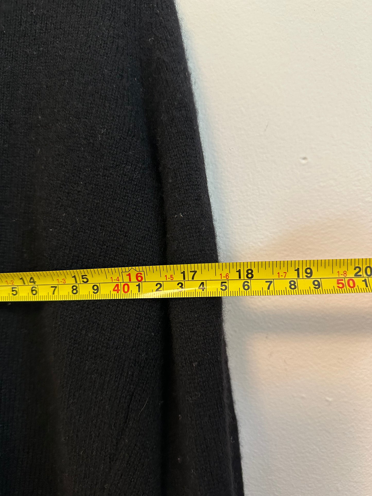 Fenn Wright Manson Black Cashmere Open Cardigan | Size Small