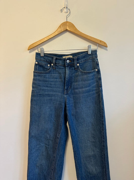 Madewell The Perfect Vintage Wide Leg Jeans | Size 25