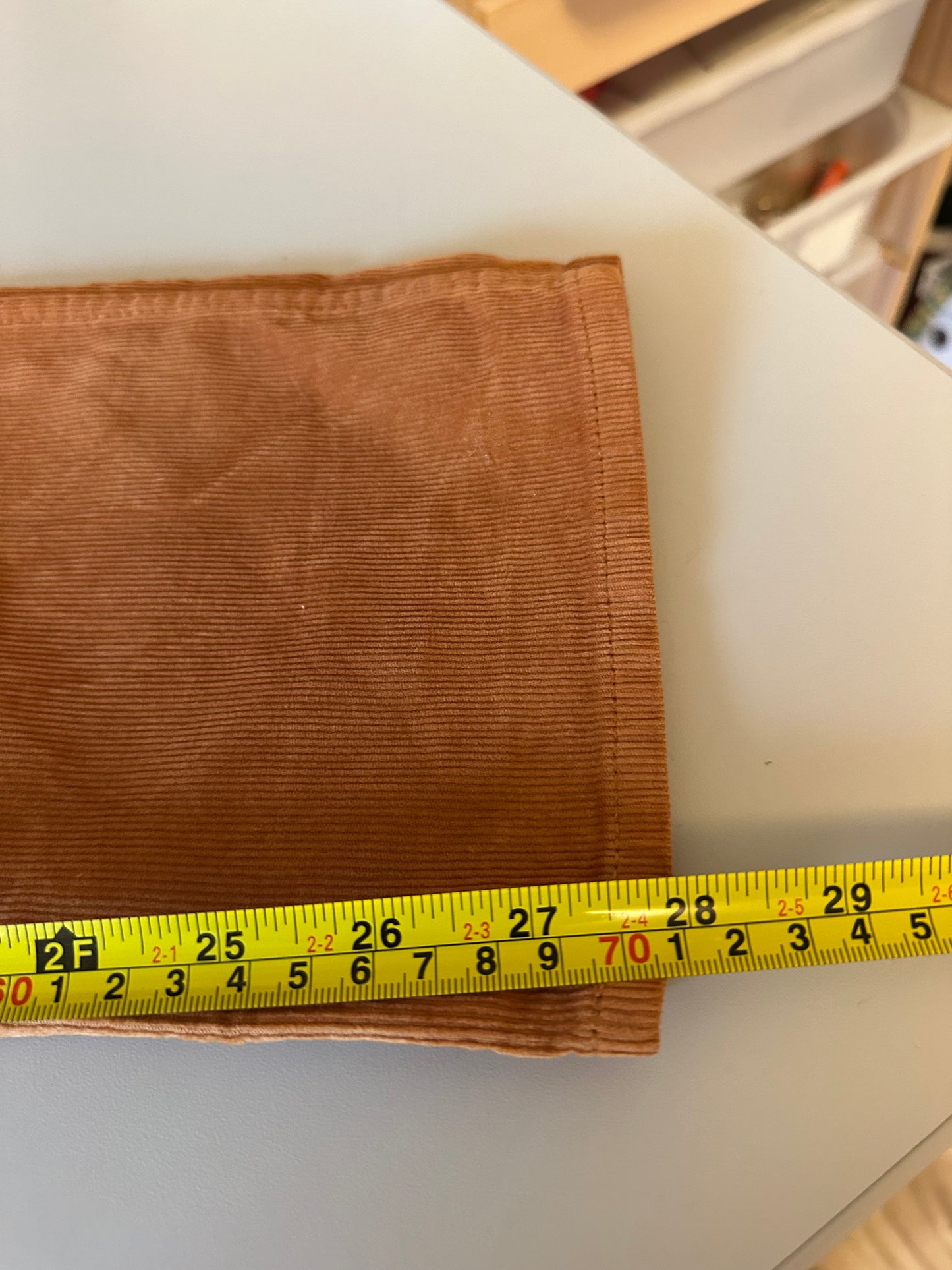 J. Crew NWT 90's Straight Leg Caramel Brown Corduroy Jeans | Size 27