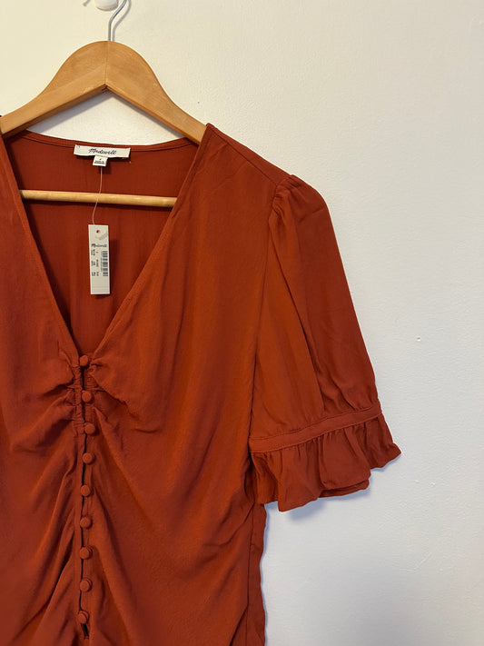 Madewell NWT Daylight Top in Rusty Torch | Size 2