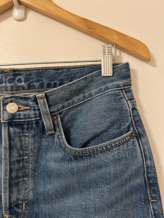 Etica Wide Leg Baggy Loose Fit Jeans | Size 28