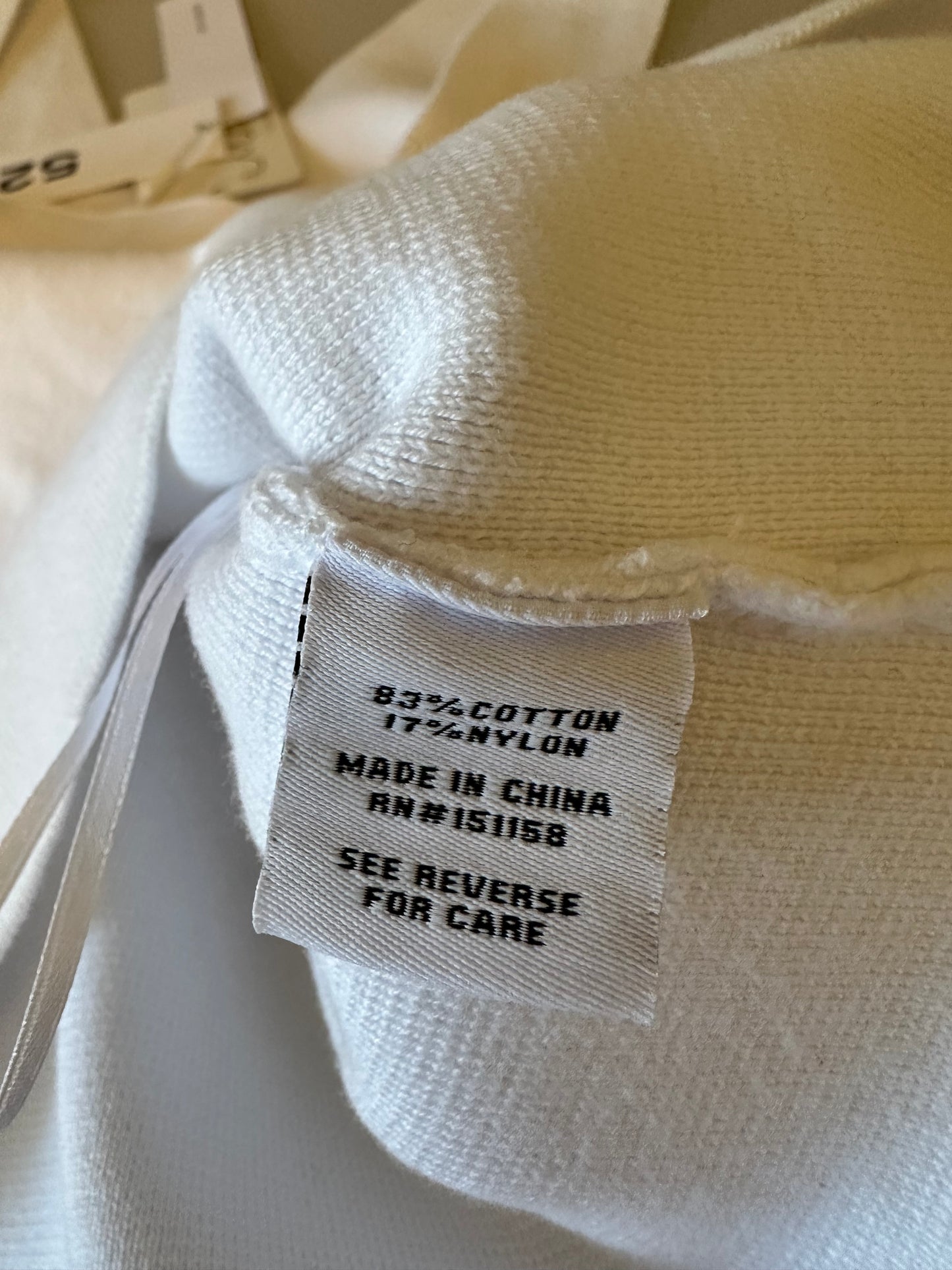 525 America NWT Square Neck White Knit Tank Top | Size Large