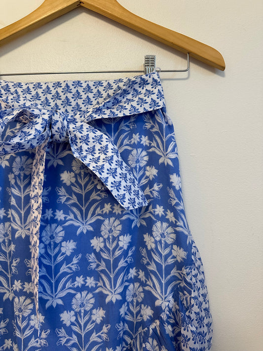 NWT Vineyard Vines Katana Blue Floral Maxi Skirt | Size XS