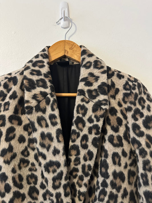 Love Token Leopard Print Jacket | Size XS