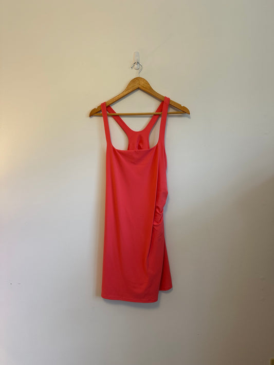 NWT FP Movement by Free People Never Better Active Dress in Neon Coral | Size XL