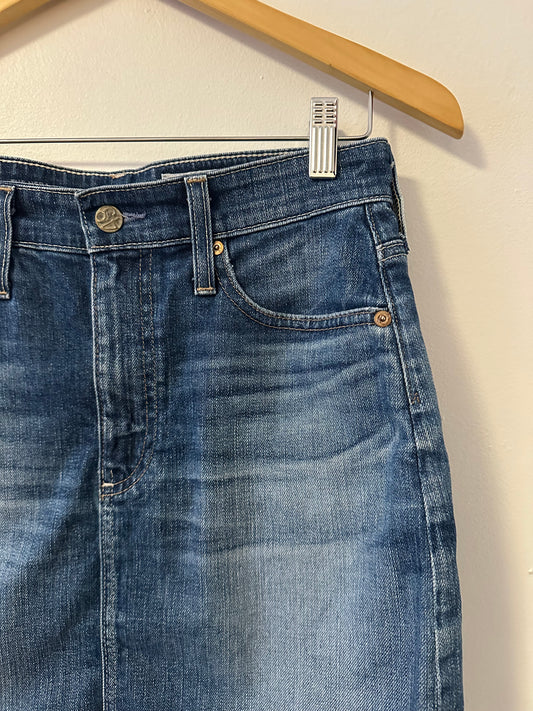 AG Adriano Goldschmied The Vera Denim Mini Skirt | Size 27