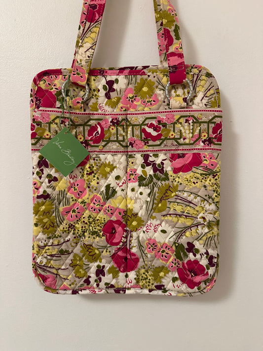 NWT Vera Bradley Perfect Pocket Tote Quilted Bag in Make Me Blush Floral Print