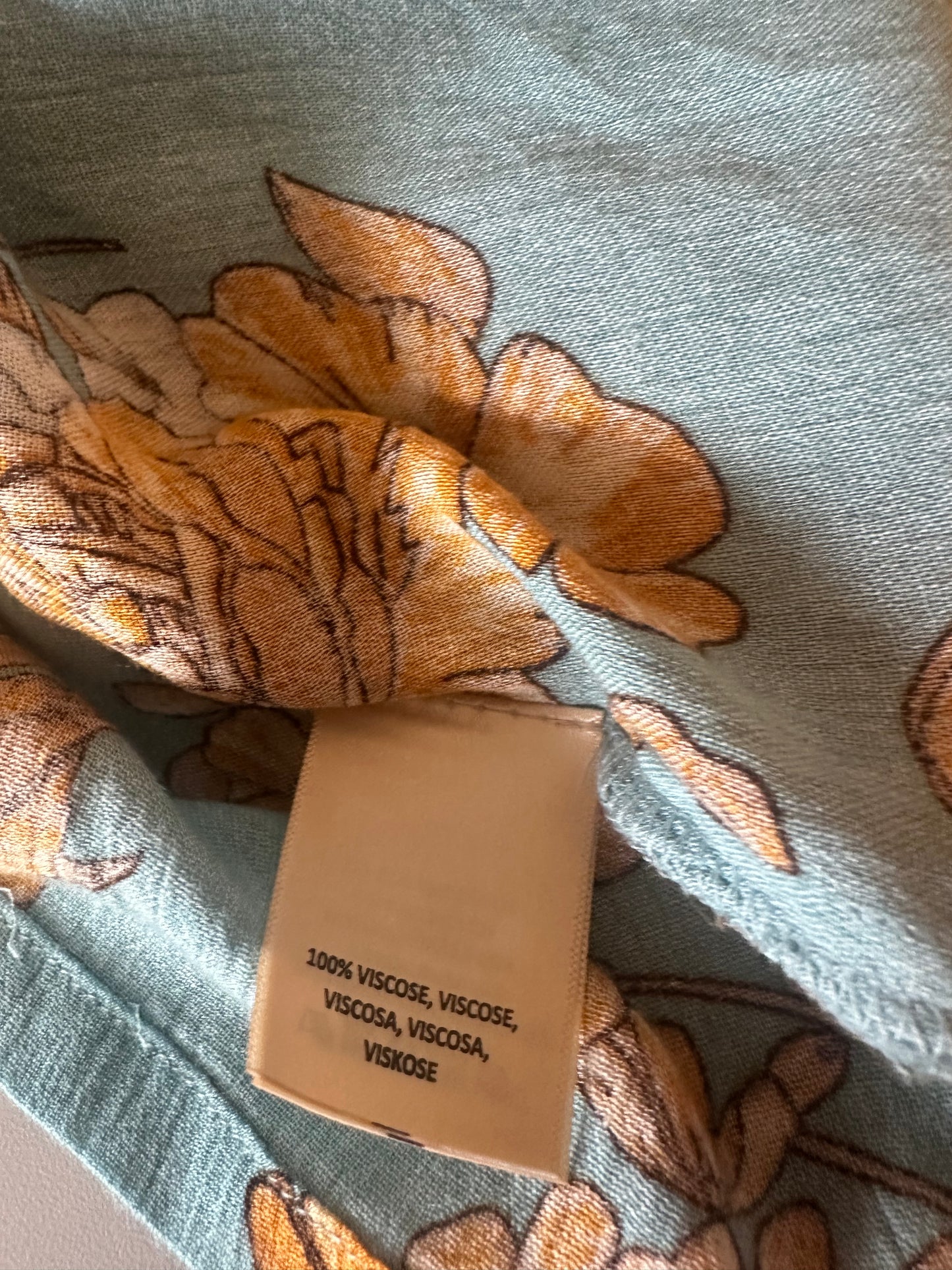 Anthropologie Leopard Trimmed Floral Kimono | One Size