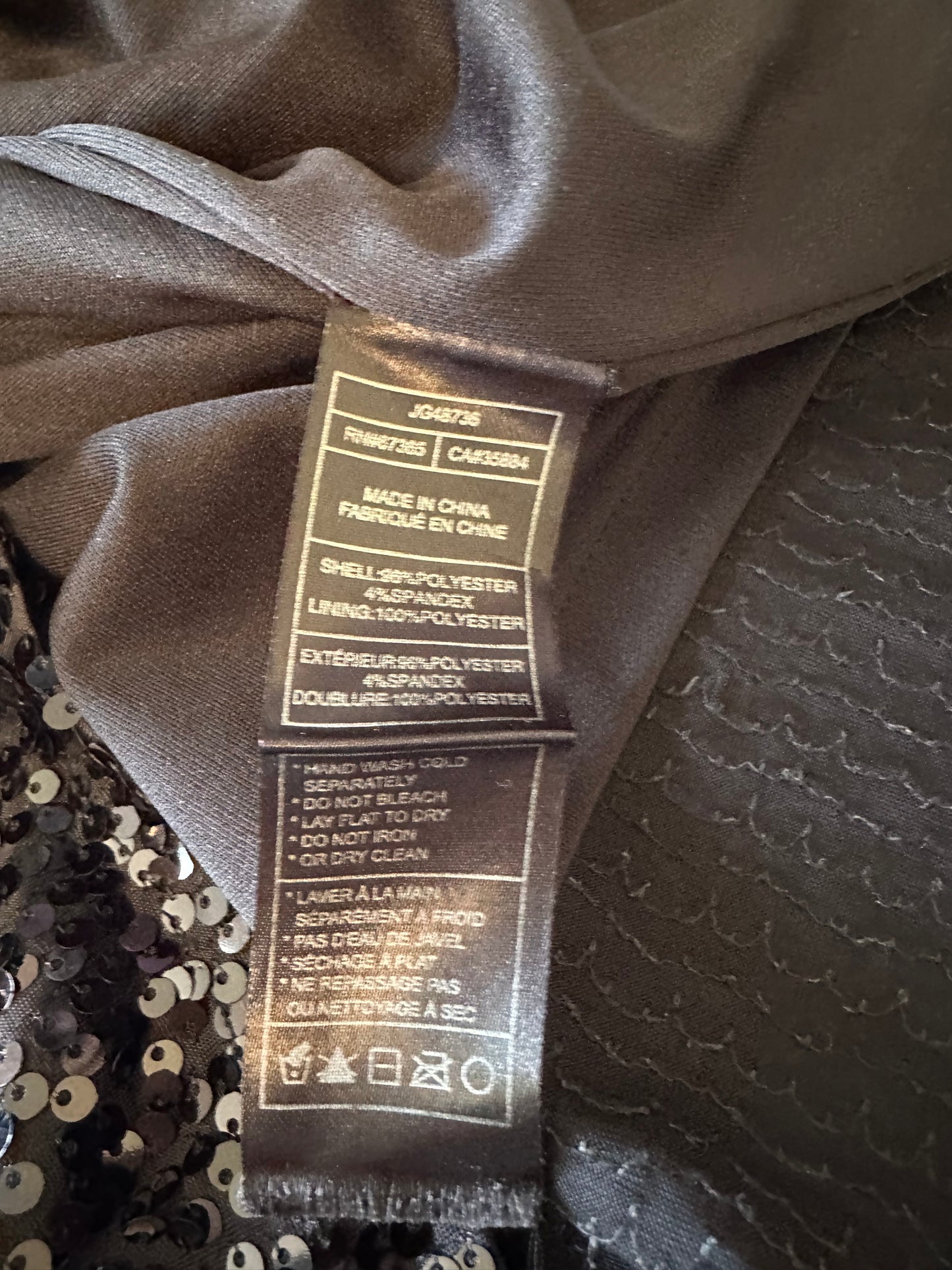 Jack by BB Dakota Black Sequin Bodycon Mini Dress | Size Small
