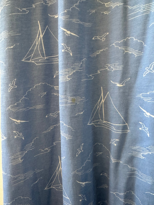 Nantucket Kids Blue Printed Tank Dress | Size Large
