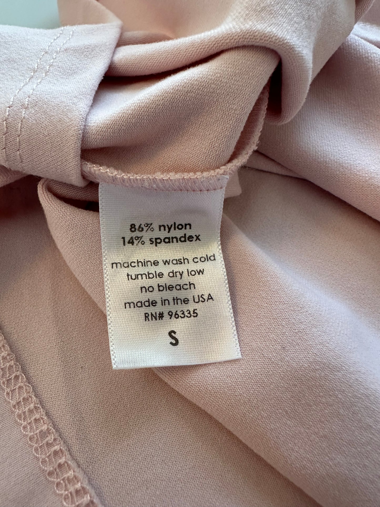 Susana Monaco Ballet Pink Bow Back T-Shirt | Size Small