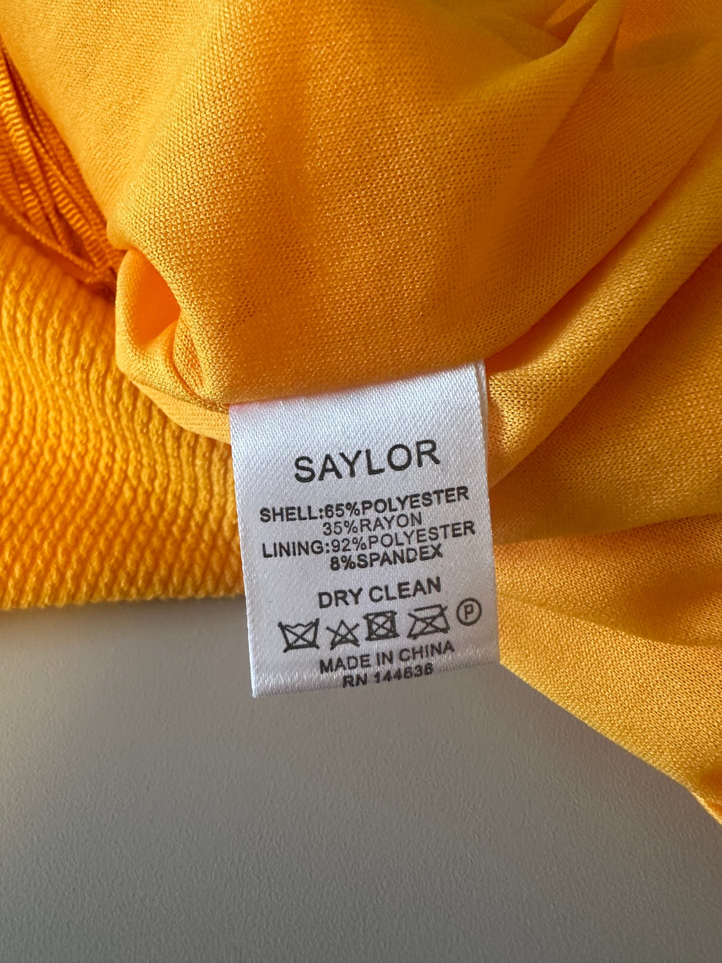 NWT Saylor Leyna Mango Fringe Dress | Size Large