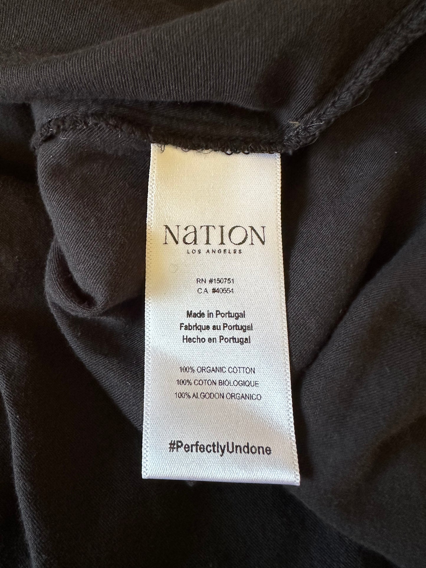 NWT Nation LTD Cotton Valerie Tie Neck Top | Size Medium