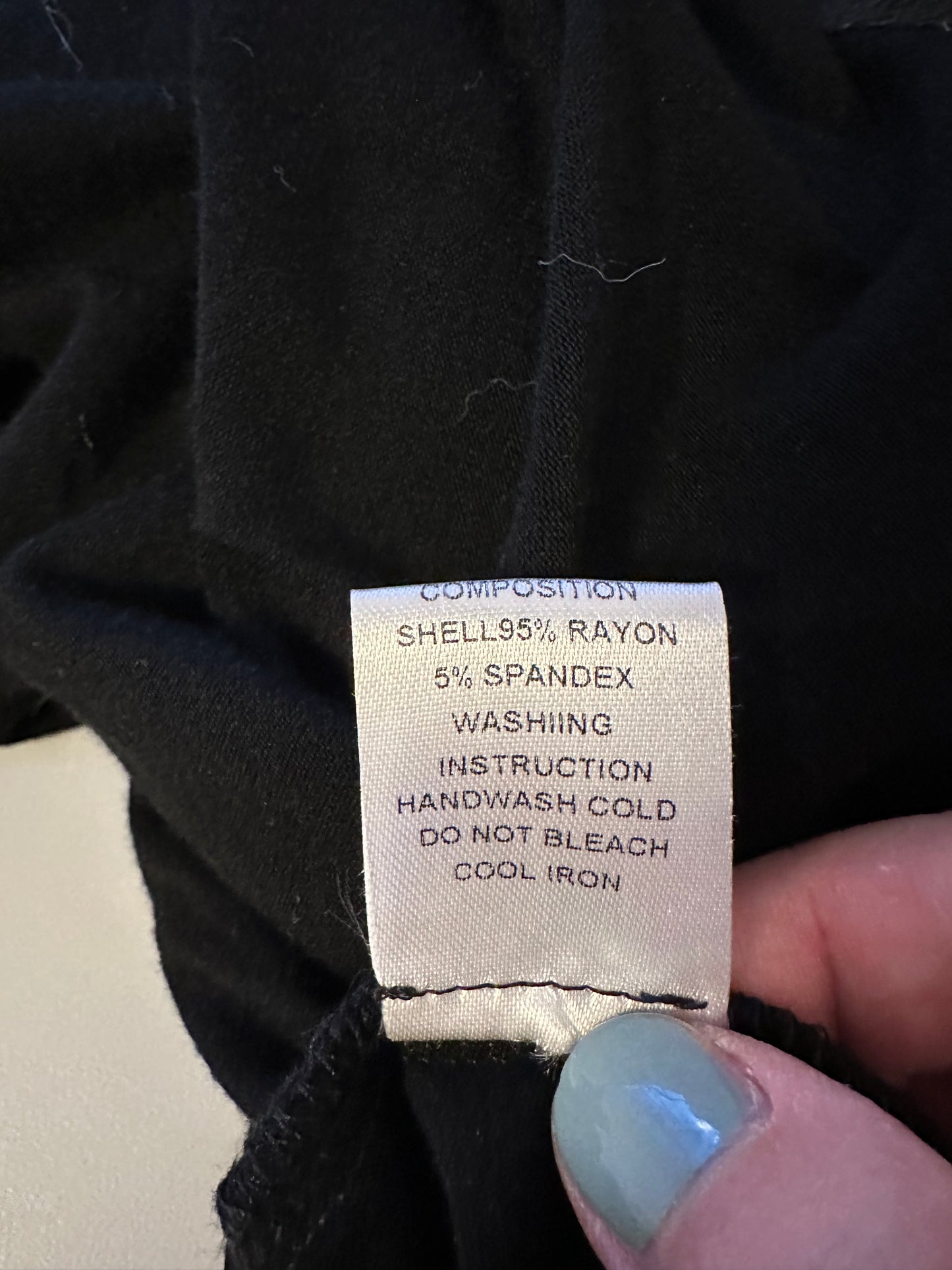 BLQ Black Jersey Dolman Sleeve Tunic Dress | Size 0