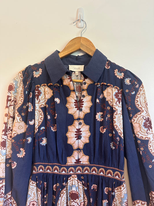 NWT Cleobella Leigh Linen Mini Dress | Size XS