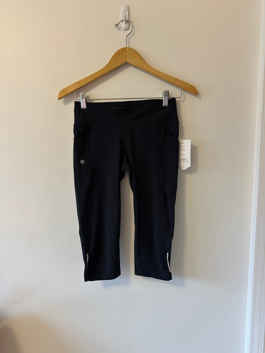 NWT Athleta Dobby Be Free Knicker Capri Leggings | Size XS