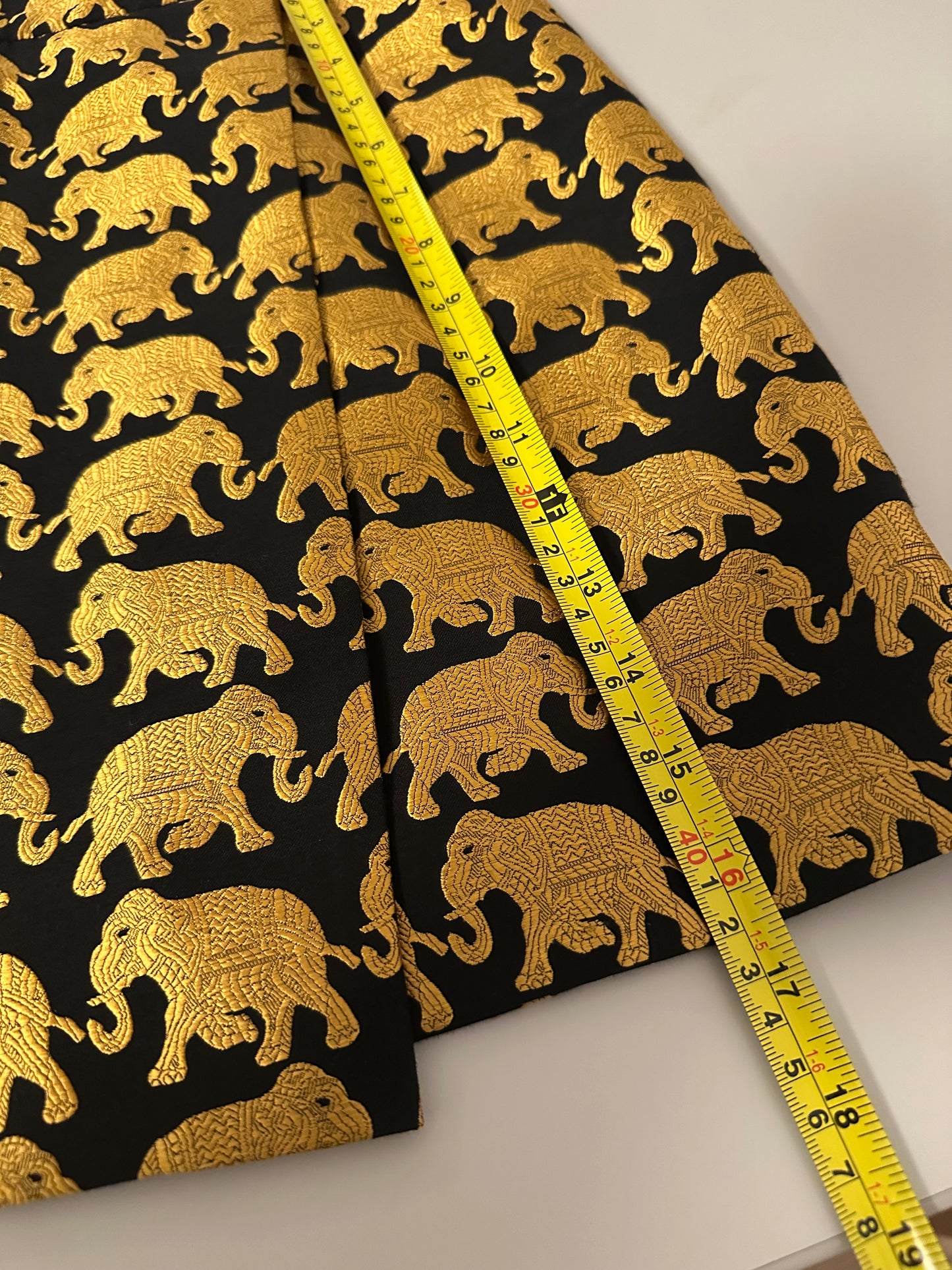 J.Crew Jacquard Elephant Parade Mini Skirt | Size 0