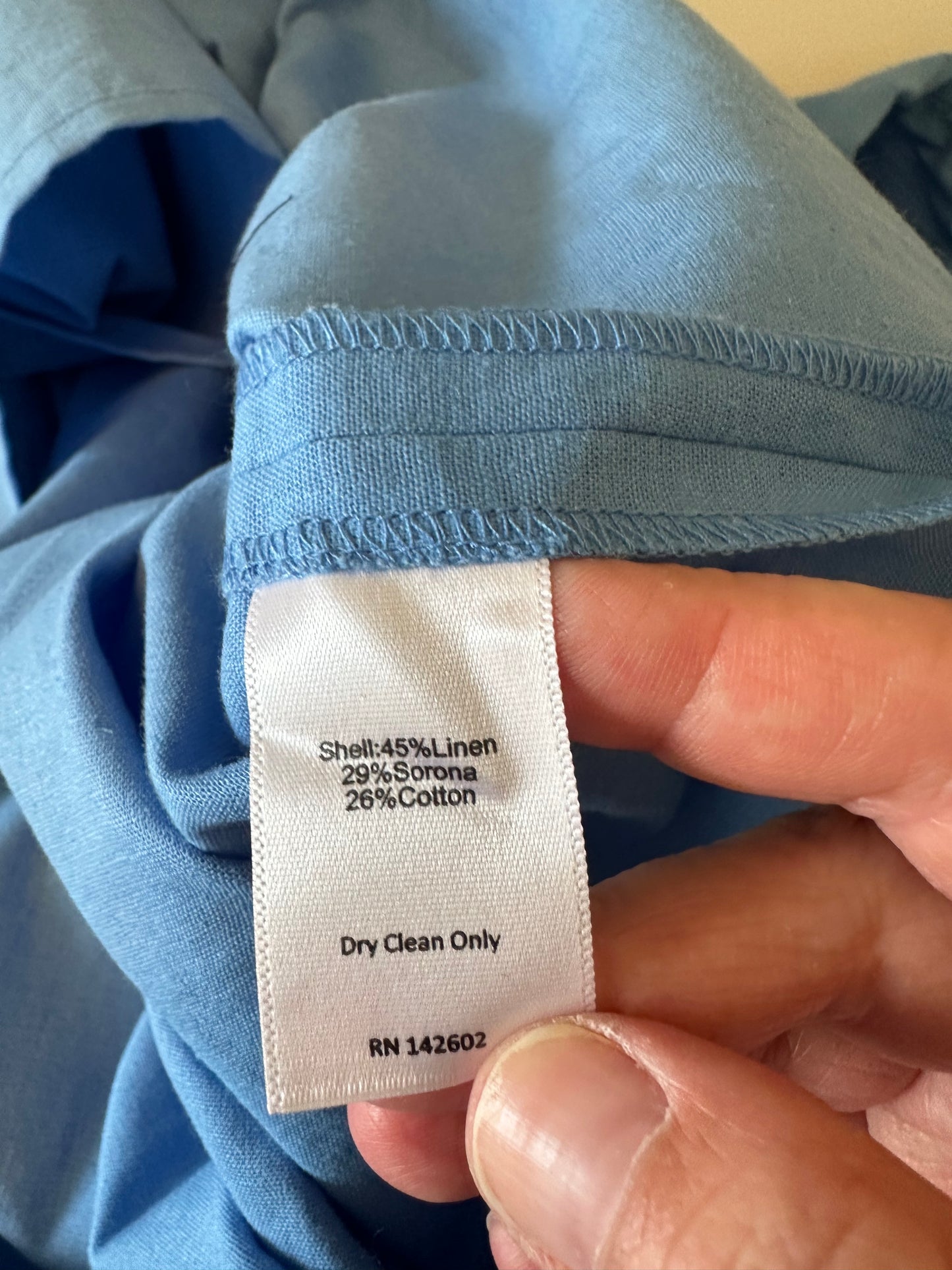 Sail to Sable Cotton and Linen Classic Long Dress | Size Small