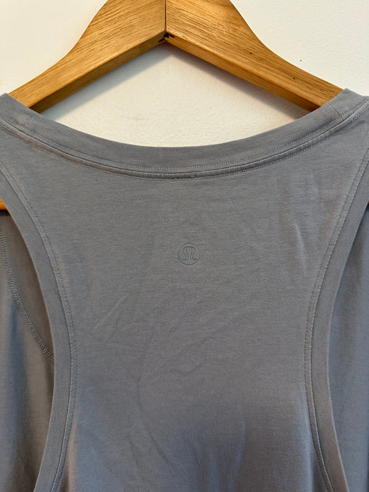 Lululemon Love Racerback Relaxed Fit Tank Top in Gray | Size 12