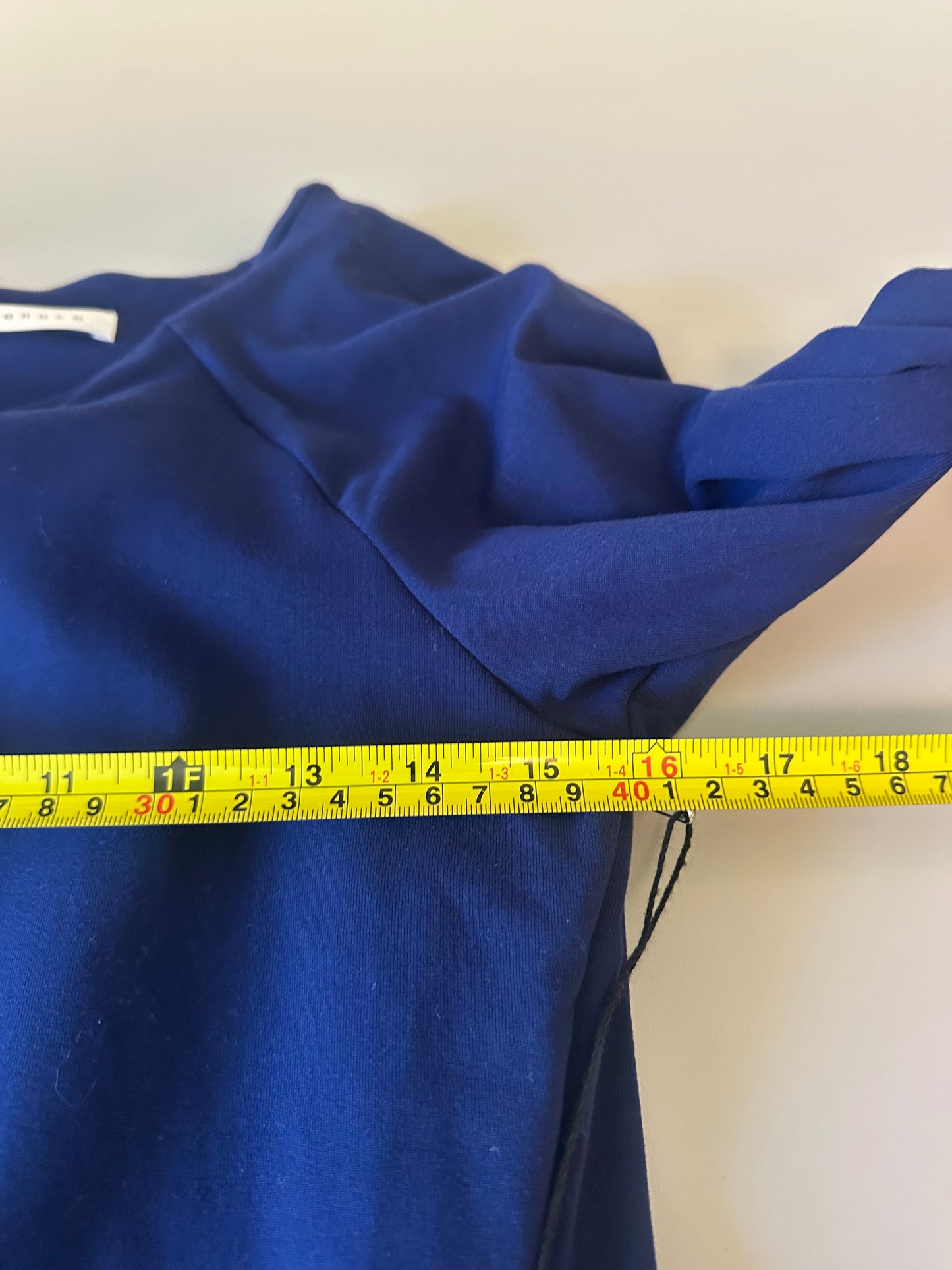 NWT Susana Monaco Midnight Blue Long Sleeve Back Cutout Dress | Size Large