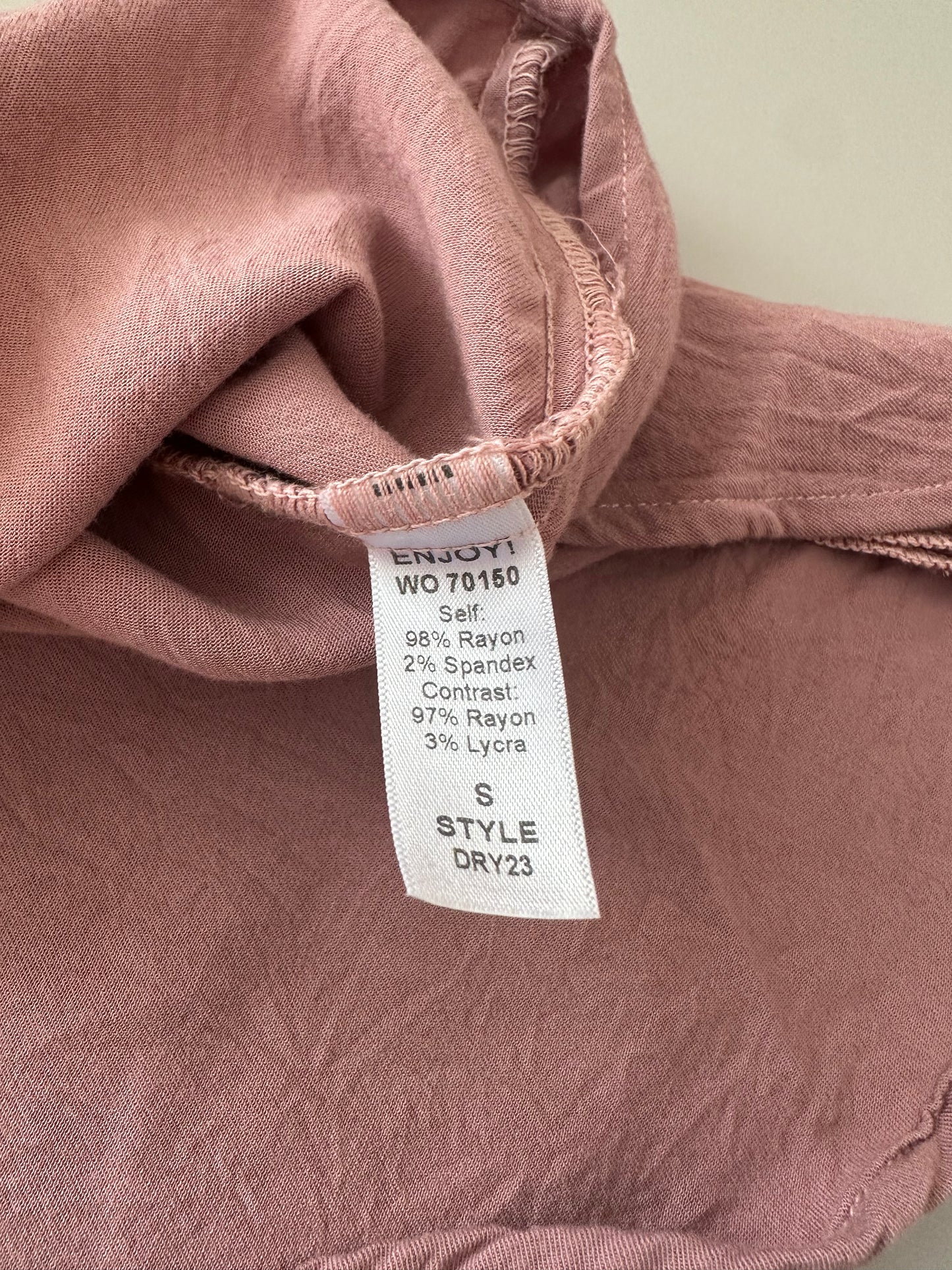 Michael Stars Mauve Pink Short Sleeve T-Shirt | Size Small