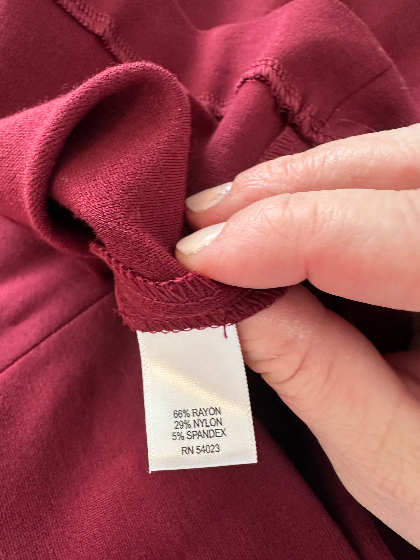 Banana Republic Maroon Red Fit and Flare Dress | Size 2