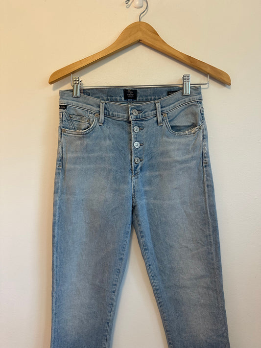 Citizens of Humanity Rocket Crop Mid Rise Skinny Jeans | Size 27
