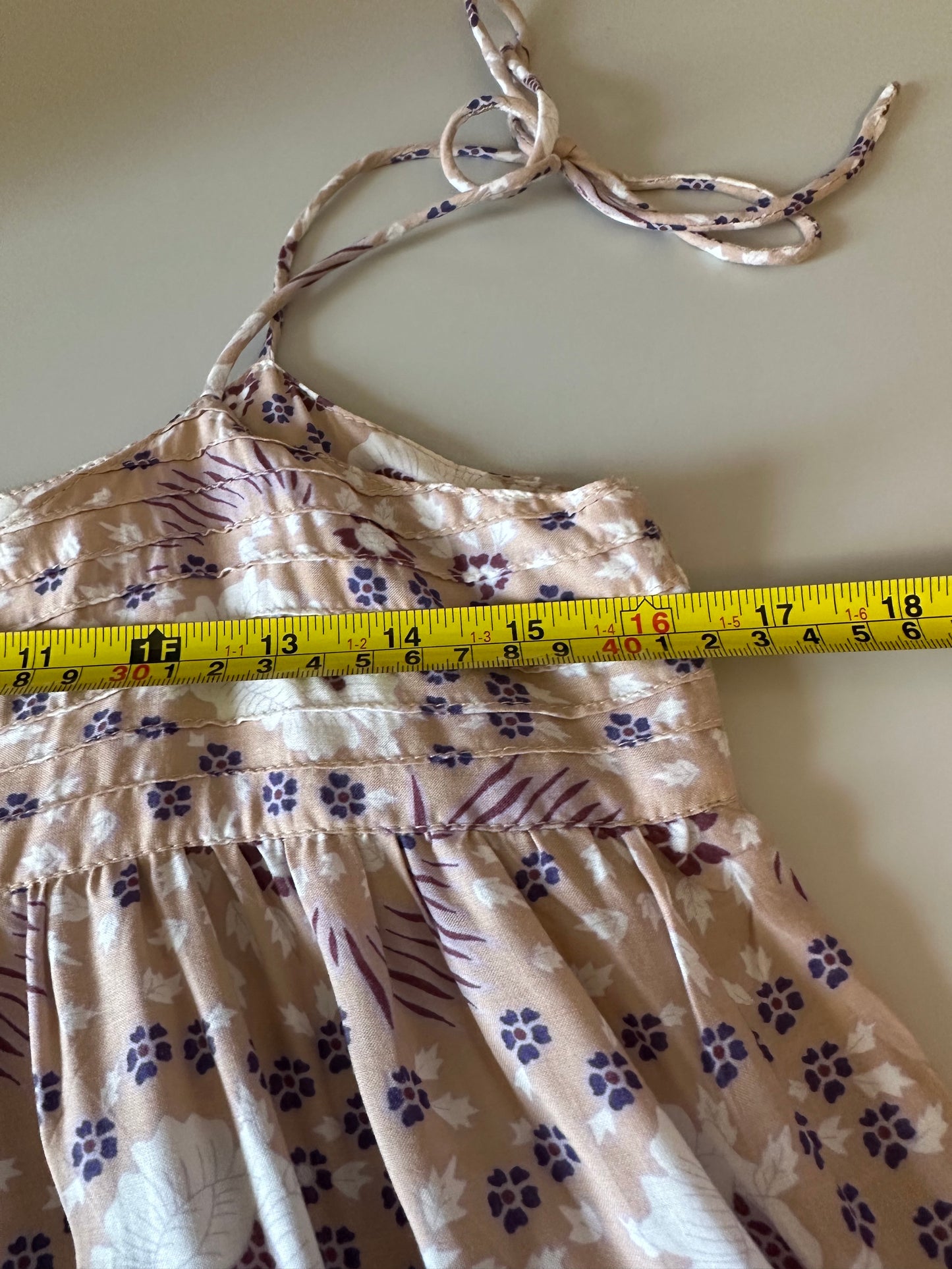 Natalie Martin Melanie Dress in Vintage Flowers Amethyst | Size XS