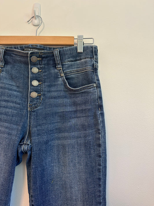 Liverpool Kick Flare Cropped Jeans | Size 8