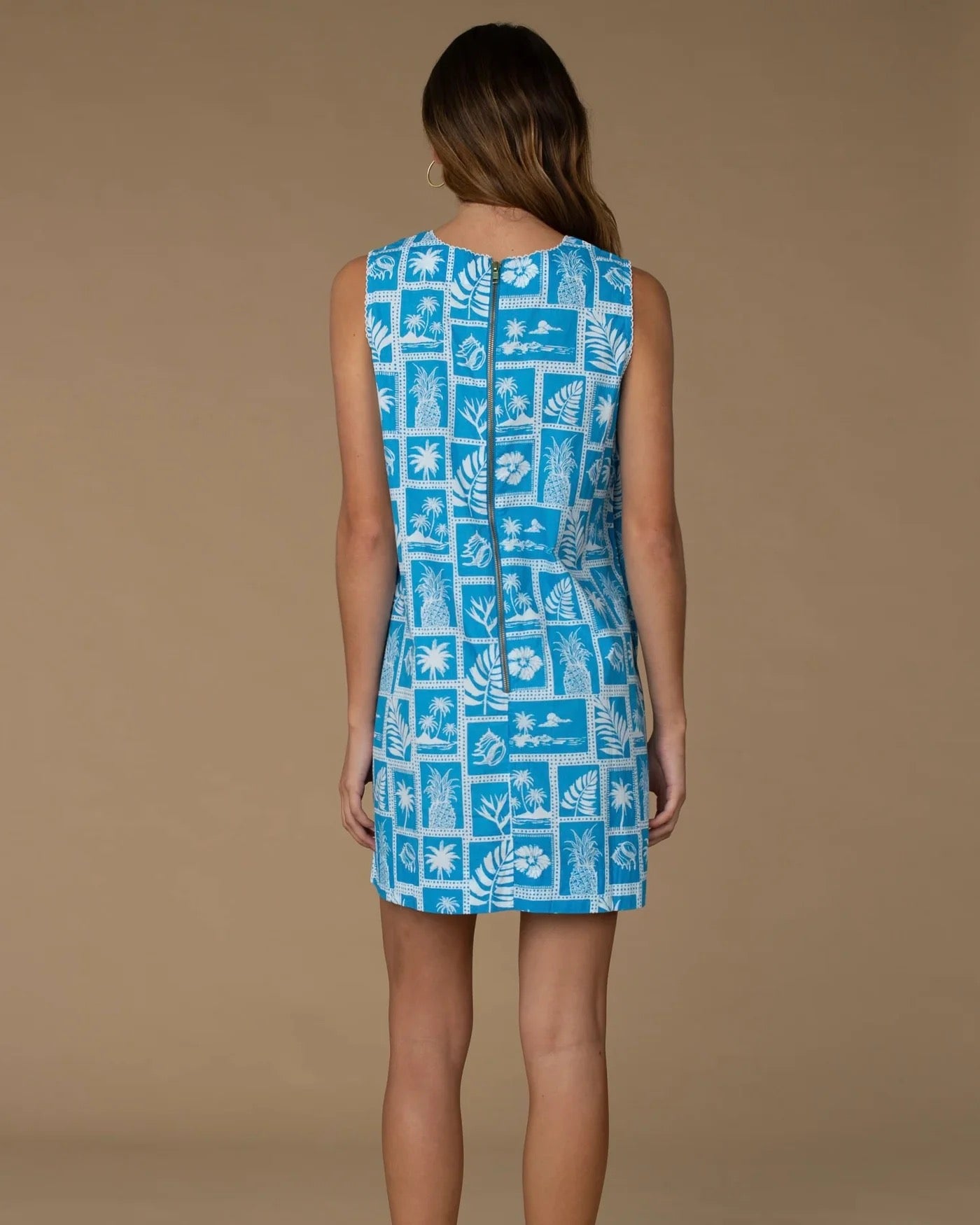 NWT Elizabeth and James Ellie Dress in Postcard Blue | Size Medium