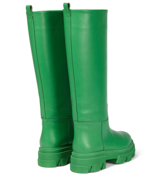 New Gia Borghini GIA X PERNILLE TEISBAEK Perni 07 Leather Knee High Boots | 38.5