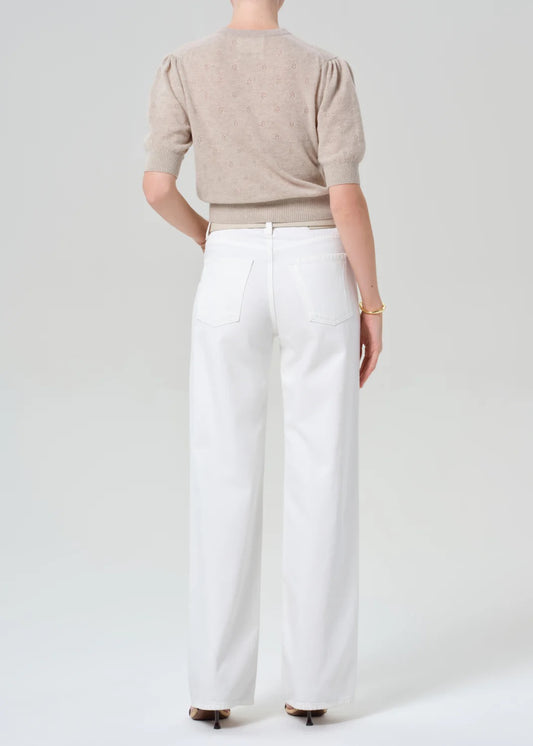 NWT Citizens of Humanity Annina Straight Leg White Jeans | Size 26